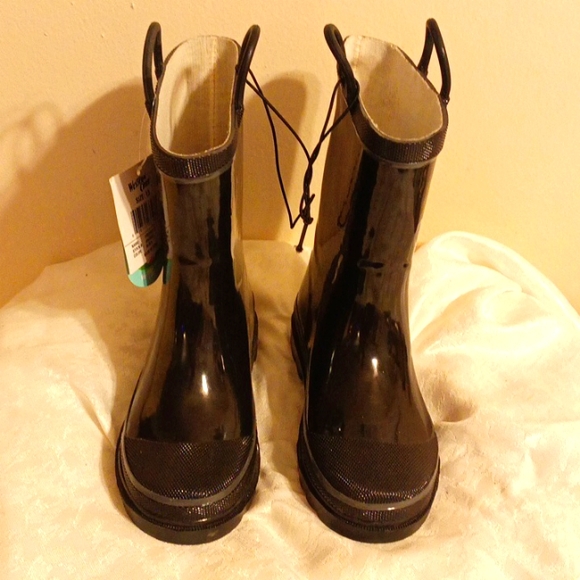 Western Chief Fire chief black rubber rain boots size 13 - Picture 1 of 5